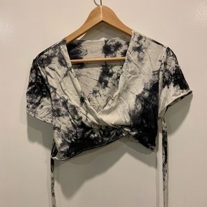 Wrapped cropped Tshirt